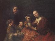 REMBRANDT Harmenszoon van Rijn Family Group Germany oil painting artist